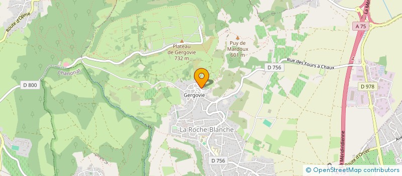 localisation de l'entreprise MADAME LAETITIA ADLINGTON  LA ROCHE-BLANCHE