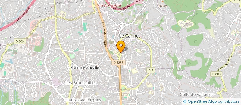localisation de l'entreprise MADAME LAETITIA AGATHE à LE CANNET