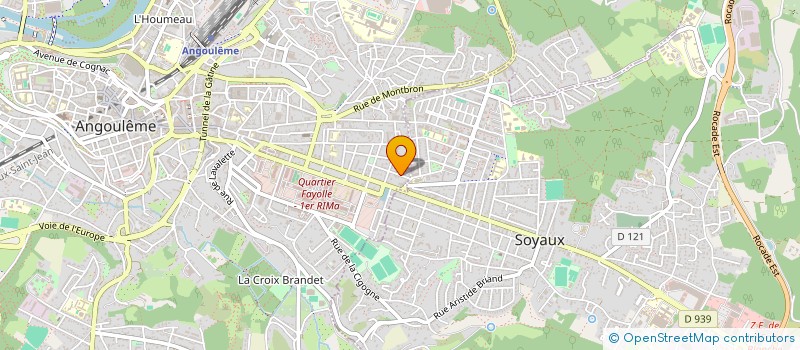 localisation de l'entreprise MADAME LAETITIA AGUEDA  ANGOULEME