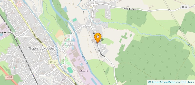 localisation de l'entreprise MADAME LAETITIA AIGUIER  THAON-LES-VOSGES