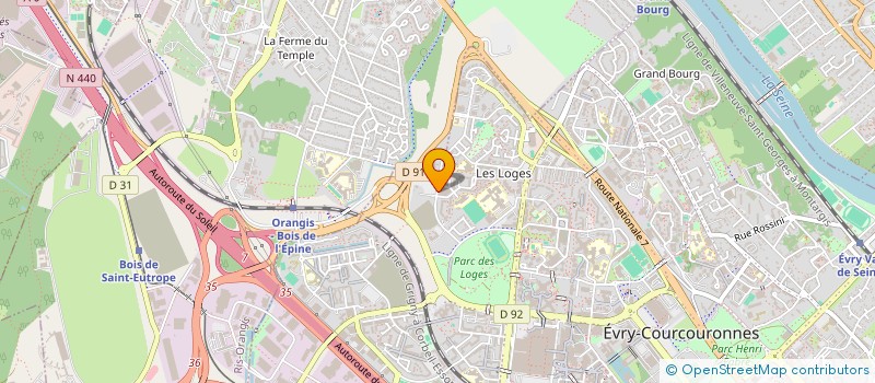 localisation de l'entreprise MADAME LAETITIA AIT MIMOUNE à EVRY-COURCOURONNES