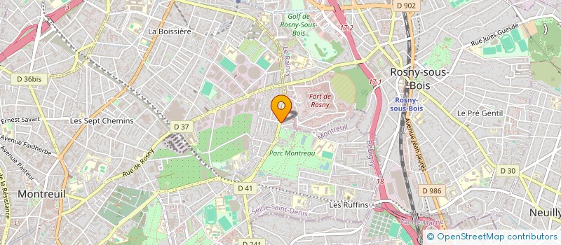 localisation de l'entreprise MADAME LAETITIA AIT SAADI à MONTREUIL