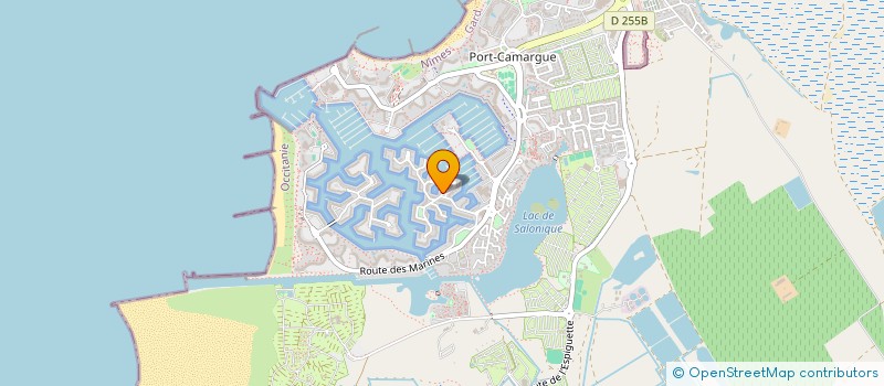 localisation de l'entreprise MADAME LAETITIA ALBERNHE  LE GRAU-DU-ROI