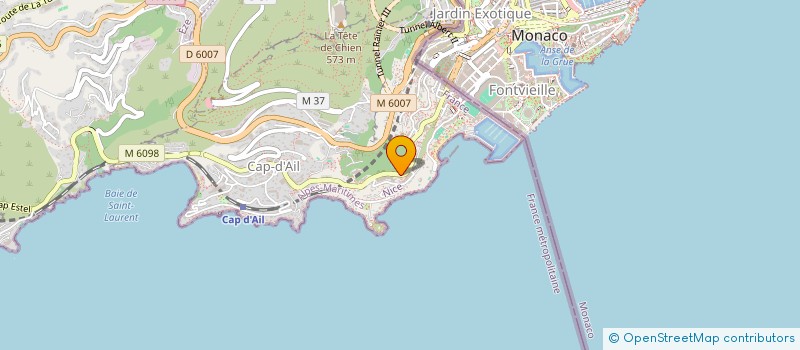 localisation de l'entreprise MADAME LAETITIA ALBINI à CAP-D'AIL