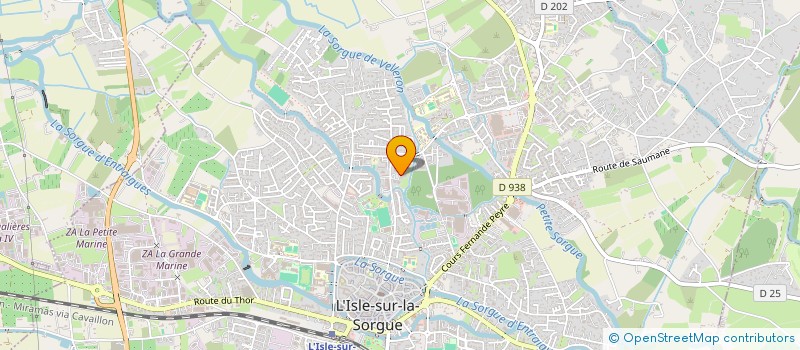 localisation de l'entreprise MADAME LAETITIA ALDIN  L'ISLE-SUR-LA-SORGUE