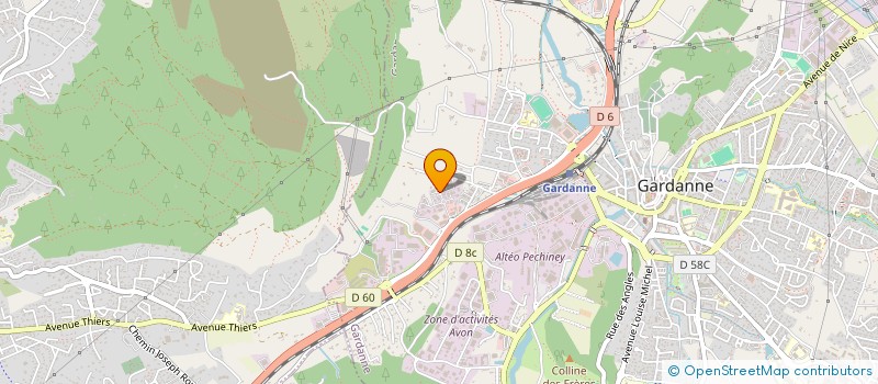 localisation de l'entreprise MADAME LAETITIA ALESI  GARDANNE