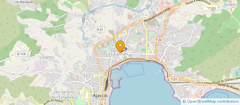localisation de l'entreprise MADAME LAETITIA ALFONSI à AJACCIO
