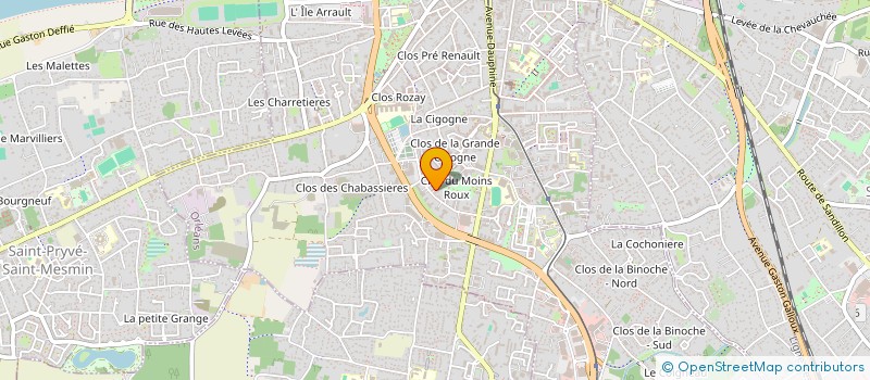 localisation de l'entreprise MADAME LAETITIA ALIBERTI  ORLEANS
