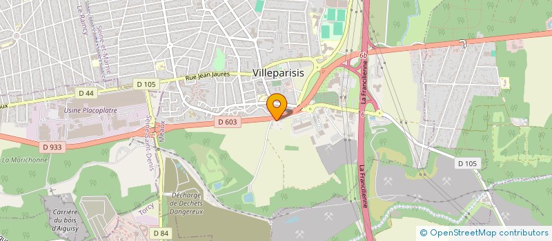 localisation de l'entreprise MADAME LAETITIA ALIDIERES  VILLEPARISIS