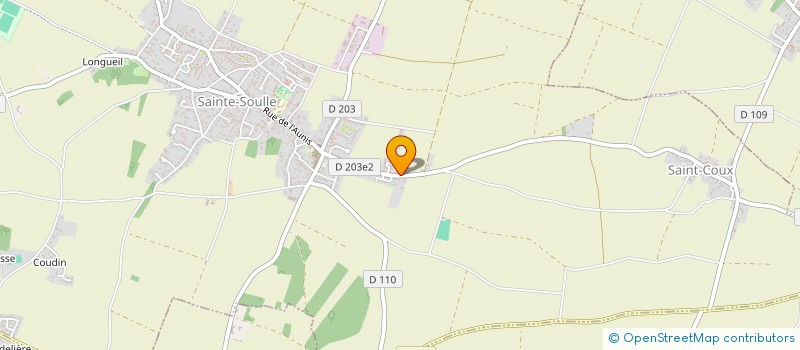 localisation de l'entreprise MADAME LAETITIA ALLARD  SAINTE-SOULLE