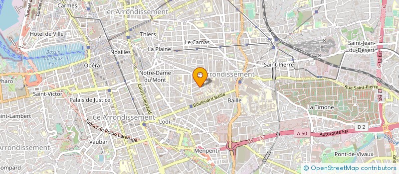 localisation de l'entreprise MADAME LAETITIA ALLEGRE à MARSEILLE