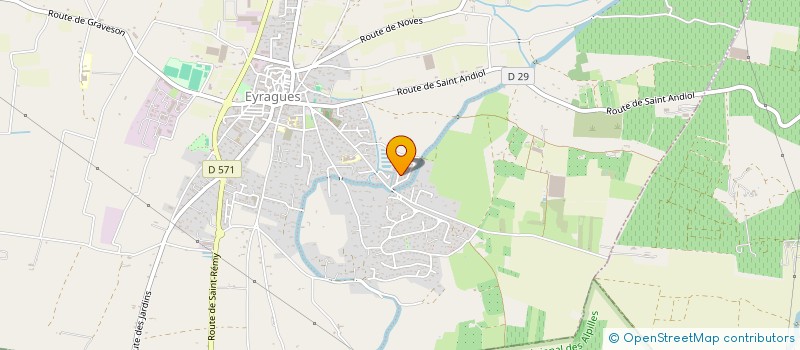 localisation de l'entreprise MADAME LAETITIA ALLEMAND  EYRAGUES