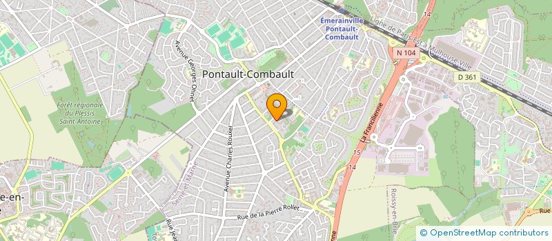 localisation de l'entreprise MADAME LAETITIA ALMANSA-FERNANDEZ à PONTAULT-COMBAULT