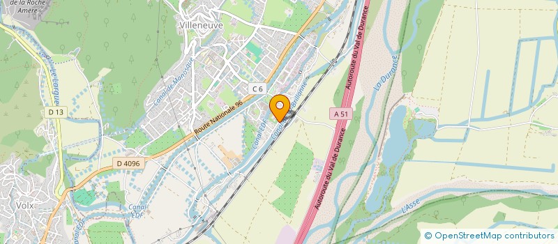 localisation de l'entreprise MADAME LAETITIA AMOROS  VILLENEUVE