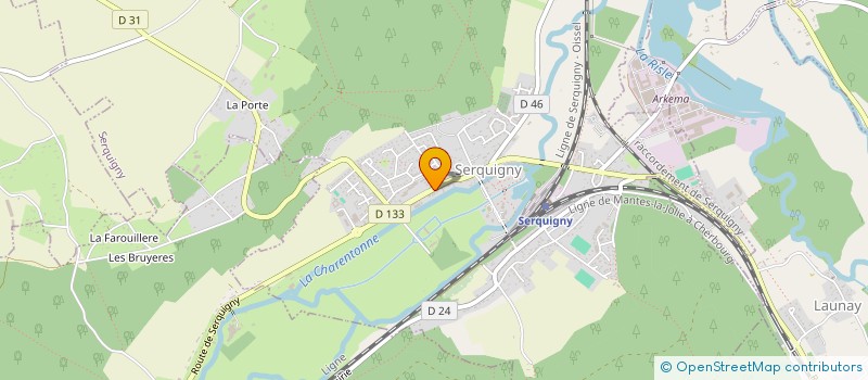 localisation de l'entreprise MADAME LAETITIA ANDRE  SERQUIGNY