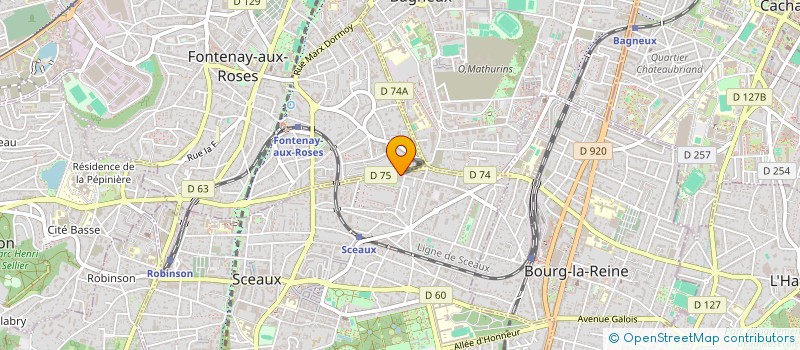 localisation de l'entreprise MADAME LAETITIA ANJUBAULT à SCEAUX