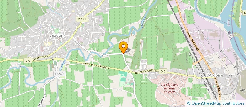 localisation de l'entreprise MADAME LAETITIA ANNALORO  LAUDUN-L'ARDOISE