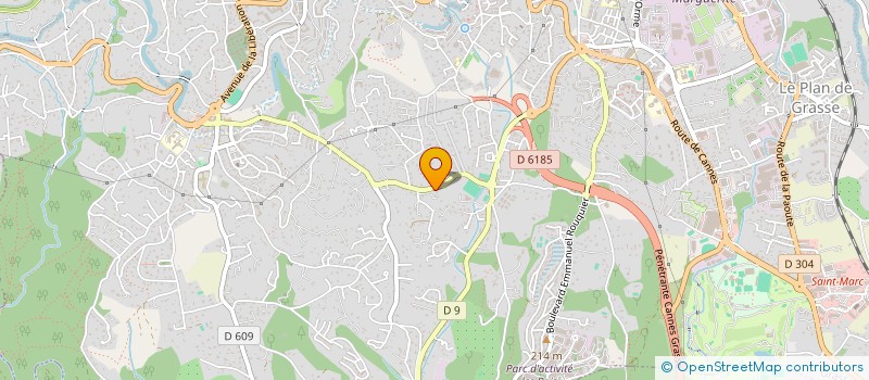 localisation de l'entreprise MADAME LAETITIA ANSEEUW à GRASSE