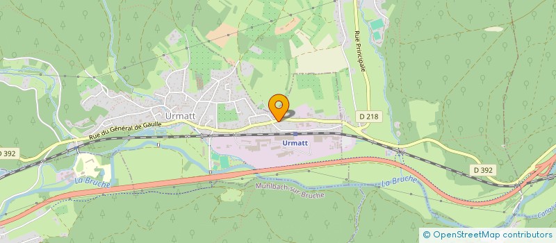 localisation de l'entreprise MADAME LAETITIA ANSTETT  URMATT