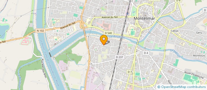 localisation de l'entreprise MADAME LAETITIA ANTOINE  MONTELIMAR