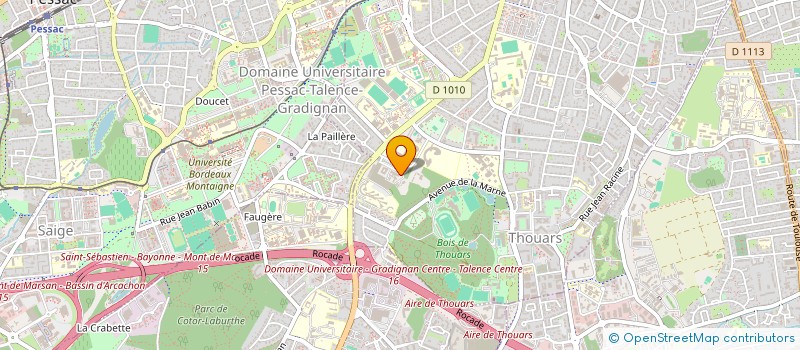 localisation de l'entreprise MADAME LAETITIA ANTOINE  TALENCE