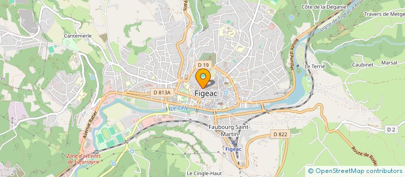 localisation de l'entreprise MADAME LAETITIA ARMISTO  FIGEAC