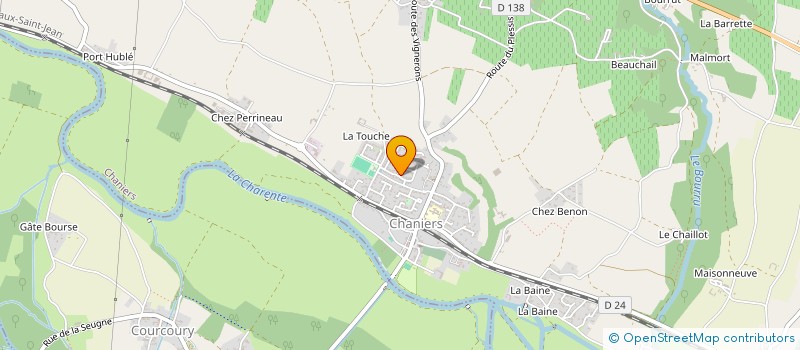 localisation de l'entreprise MADAME LAETITIA ARNOLD  CHANIERS