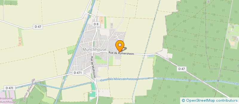 localisation de l'entreprise MADAME LAETITIA ARNOULD  HIRTZFELDEN