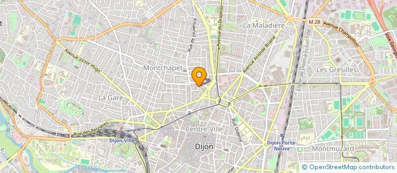 localisation de l'entreprise MADAME LAETITIA ARQUE à DIJON