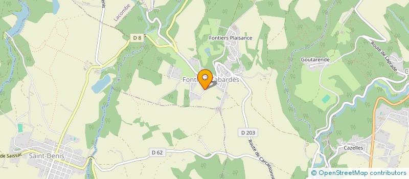 localisation de l'entreprise MADAME LAETITIA ARRACHART  FONTIERS-CABARDES