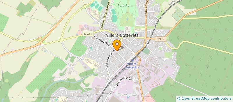 localisation de l'entreprise MADAME LAETITIA ASTARICK  VILLERS-COTTERETS