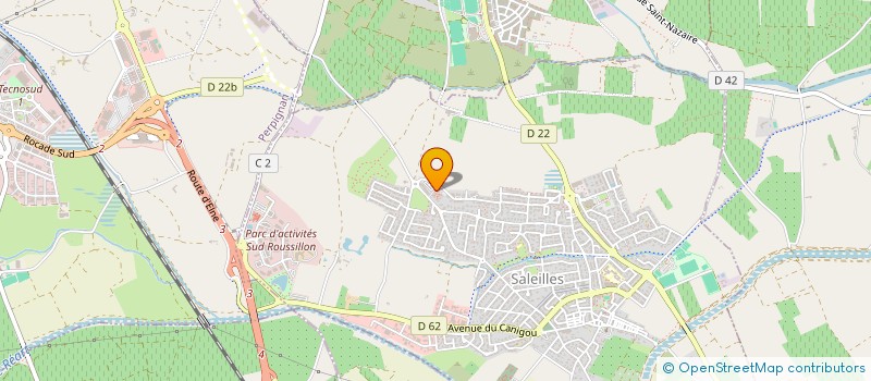 localisation de l'entreprise MADAME LAETITIA ATTARD à SALEILLES