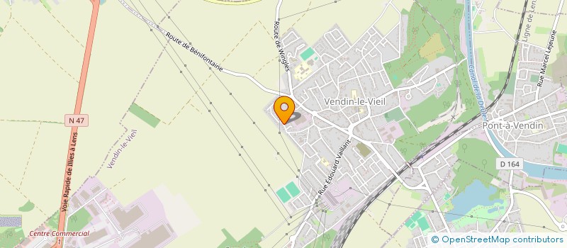 localisation de l'entreprise MADAME LAETITIA AUDREY HUE  VENDIN-LE-VIEIL