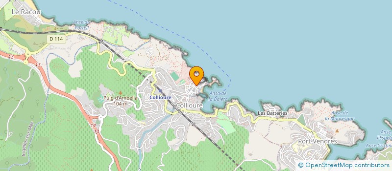 localisation de l'entreprise MADAME LAETITIA AURITE  COLLIOURE