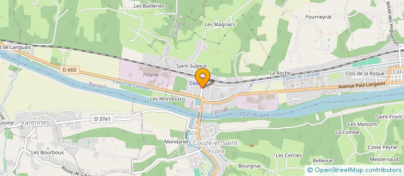 localisation de l'entreprise MADAME LAETITIA AUROUX à LALINDE