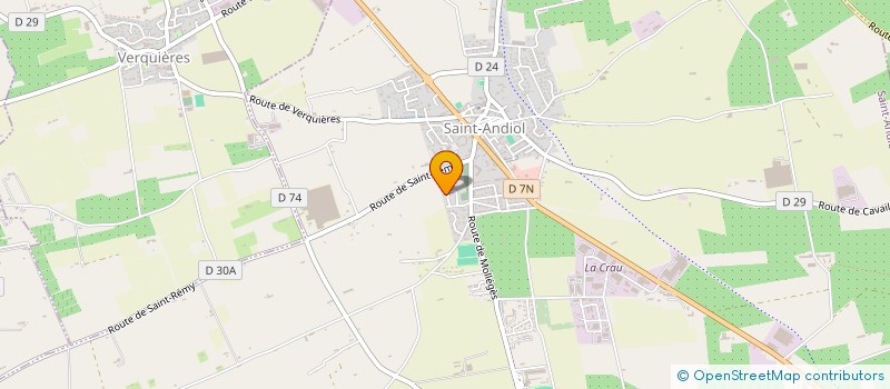 localisation de l'entreprise MADAME LAETITIA AUTRAN à SAINT-ANDIOL