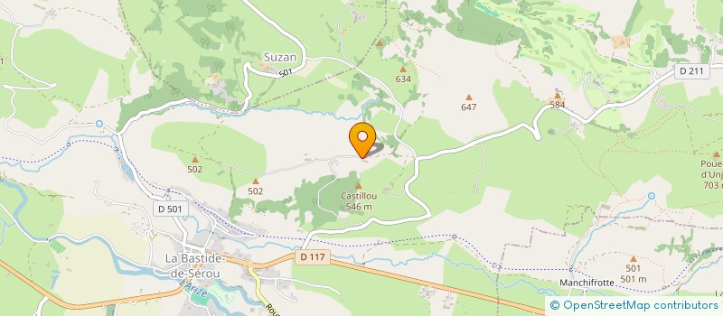 localisation de l'entreprise MADAME LAETITIA AUVRAY à LA BASTIDE-DE-SEROU