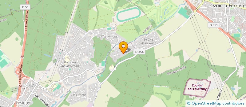 localisation de l'entreprise MADAME LAETITIA AVETYAN  FEROLLES-ATTILLY