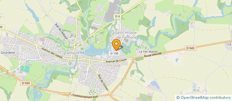 localisation de l'entreprise MADAME LAETITIA AYACHE  TALMONT-SAINT-HILAIRE