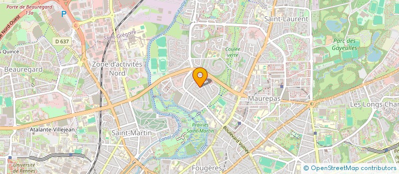 localisation de l'entreprise MADAME LAETITIA AYRAULT  RENNES