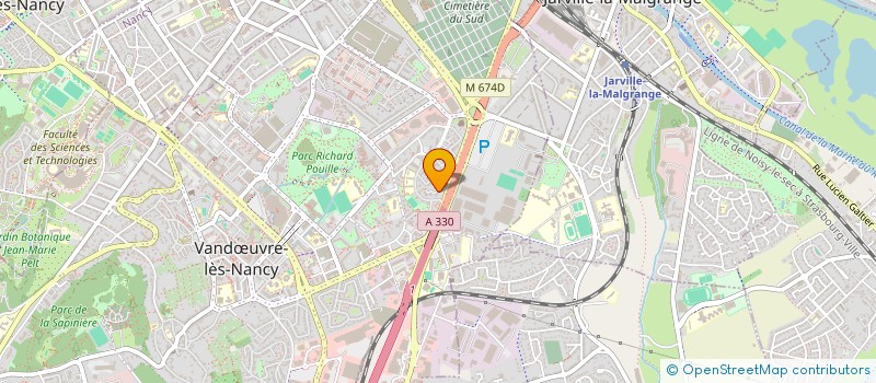 localisation de l'entreprise MADAME LAETITIA BABEL  VANDUVRE-LES-NANCY