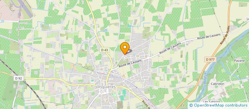 localisation de l'entreprise MADAME LAETITIA BACHELET  JONQUIERES