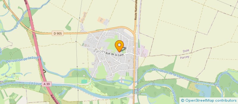 localisation de l'entreprise MADAME LAETITIA BACHELEY  PARCEY