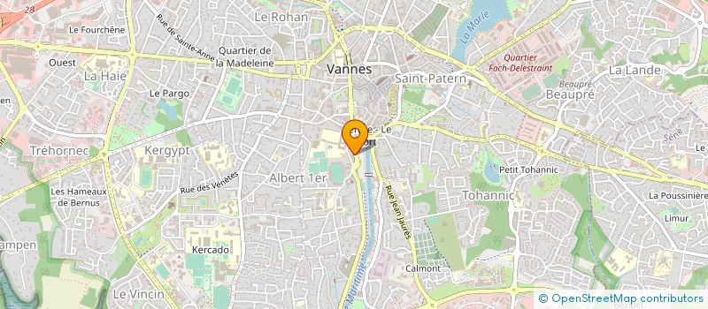 localisation de l'entreprise MADAME LAETITIA BAGOT à VANNES