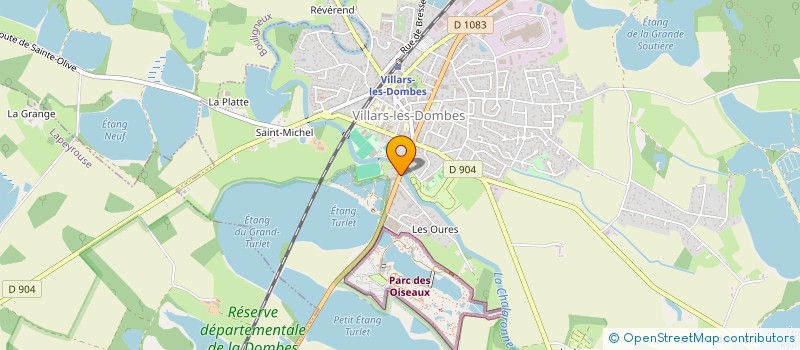 localisation de l'entreprise MADAME LAETITIA BALDACHINO  VILLARS-LES-DOMBES