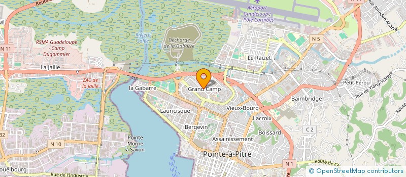 localisation de l'entreprise MADAME LAETITIA BALTUS à LES ABYMES