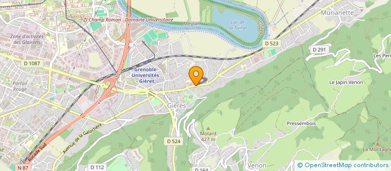 localisation de l'entreprise MADAME LAETITIA BARBIE  GRENOBLE