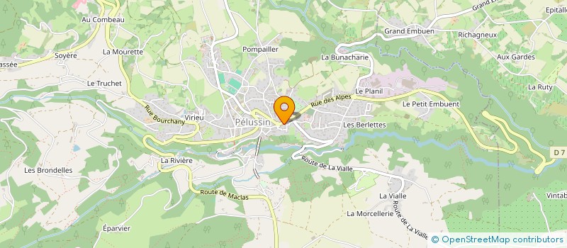 localisation de l'entreprise MADAME LAETITIA BARBIER à PELUSSIN
