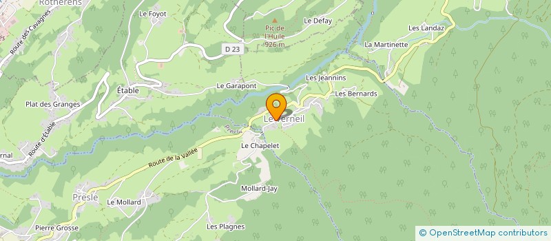 localisation de l'entreprise MADAME LAETITIA BARBIER  LE VERNEIL