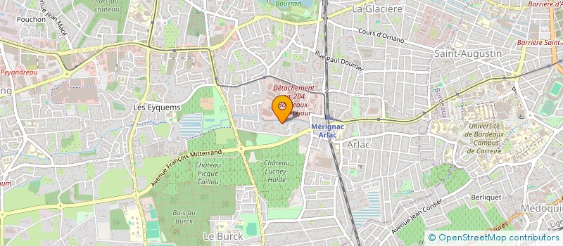 localisation de l'entreprise MADAME LAETITIA BARBOSA  MERIGNAC